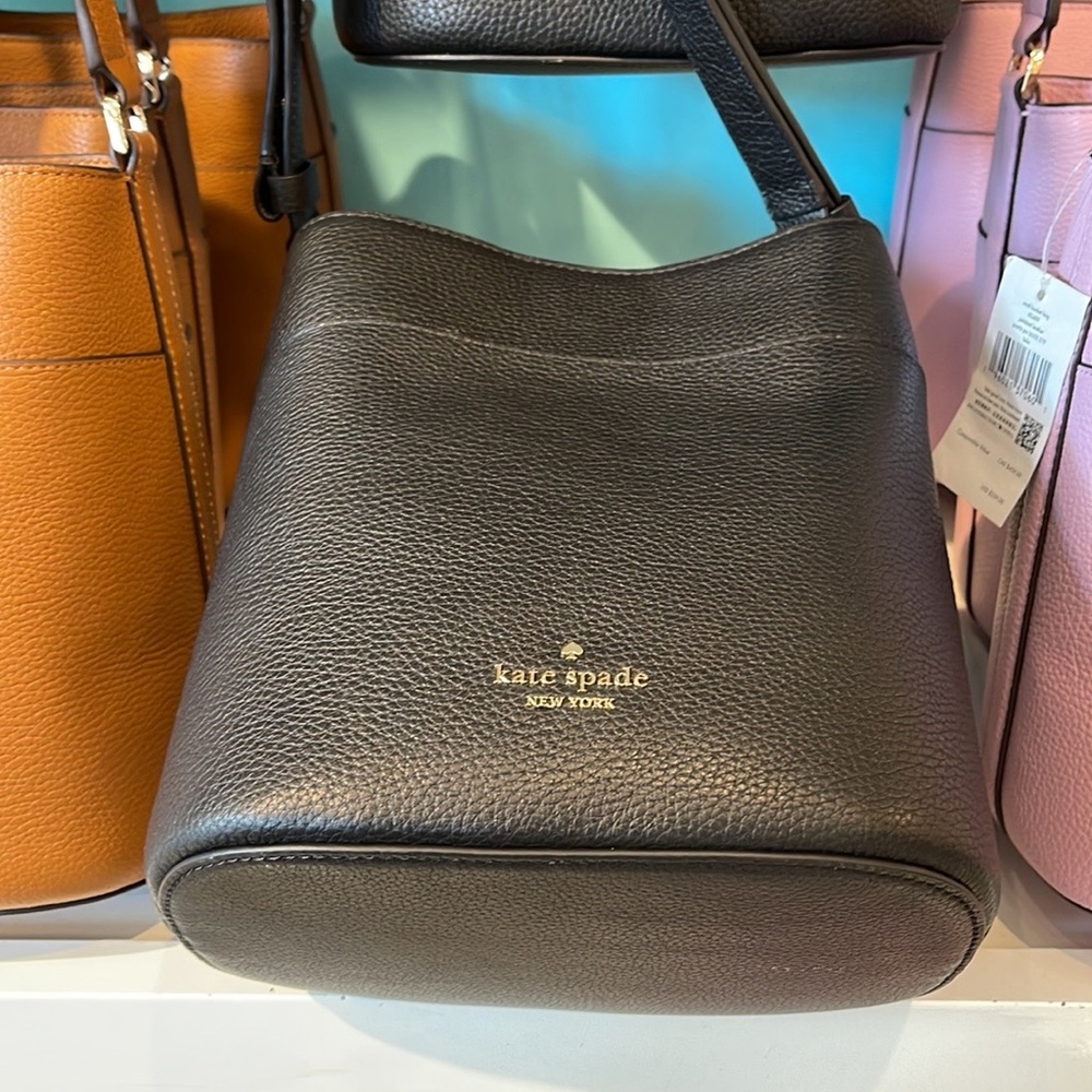 Kate Spade Leila small bucket bag color: Black 

NWT - Picture 6 of 16